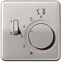 Лицевая панель Jung CD500 для терморегулятора платина картинка